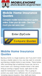 Mobile Screenshot of mobilehomeinsurancequotes.org